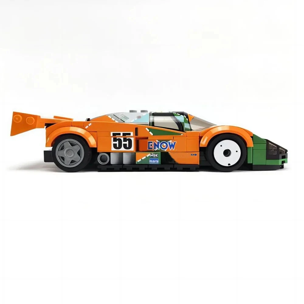 261 Stück Moc Speed Champions 787b 24 Stunden Le Mans Renn bausteine Stadt Sportwagen Modell Spielzeug Ziegel Neujahrs geschenk