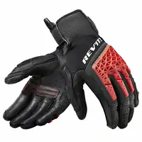 Nuevo rojo/negro Revit Sand 4 Trial motocicleta aventura Touring guantes ventilados cuero genuino moto deporte guantes de carreras