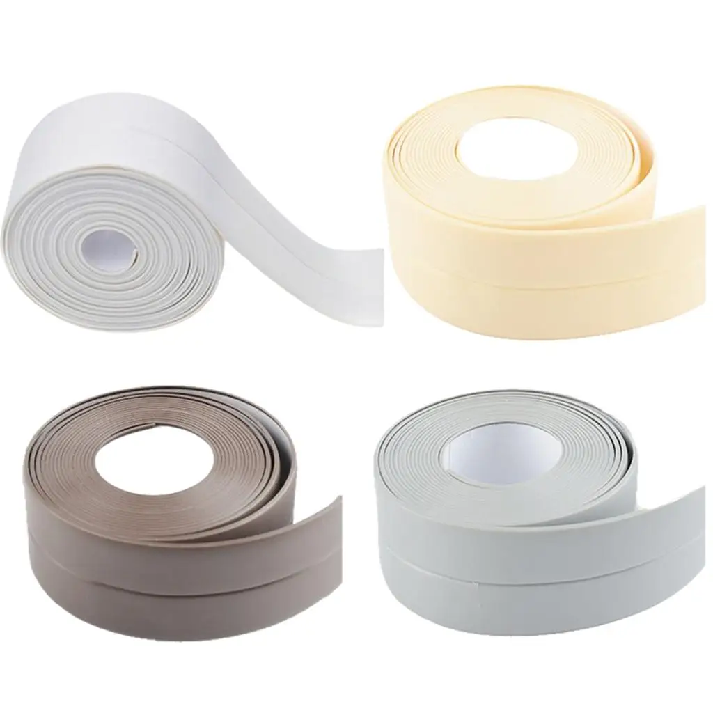 Moldproof PVC Sealing Tape Sticker Bathroom Wall Corner Bathtub Wash Basin