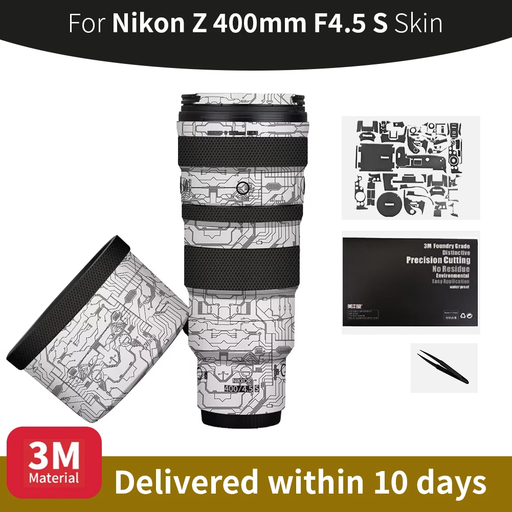 

Для Nikon 400 мм кожа Nikon Z 400 мм F4.5 S кожух объектива камеры против царапин наклейка на объектив камеры защитная пленка