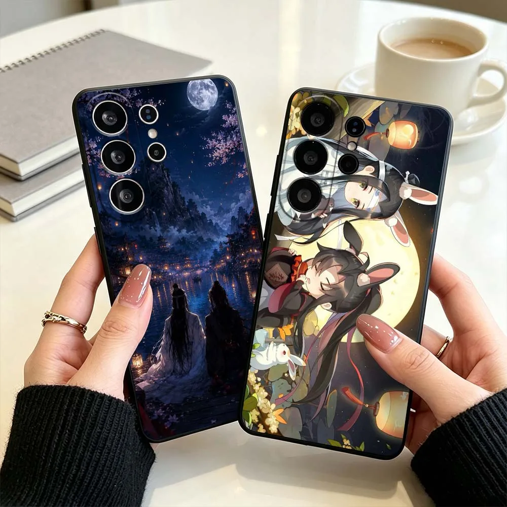 Anime MDZS Art Cover For Samsung Galaxy S26 S25 S24 S23 S22 S21 S10 FE Plus Edge Ultra Black Phone Case