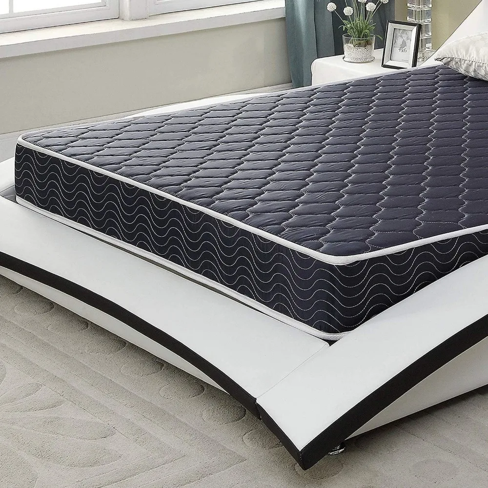 American-Made 6-Inch Waterproof High-Density Foam Mattress with Diamond-Quilted Breathable Cover