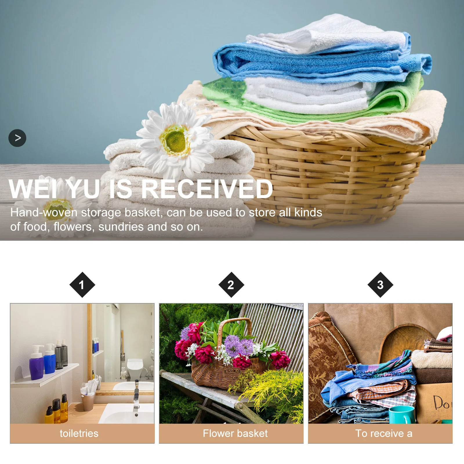 

Wall Hanging Storage Large Woven Flower Holder For Home Decor Dried Fresh Flowers Organizing Weaving Basket Decorative