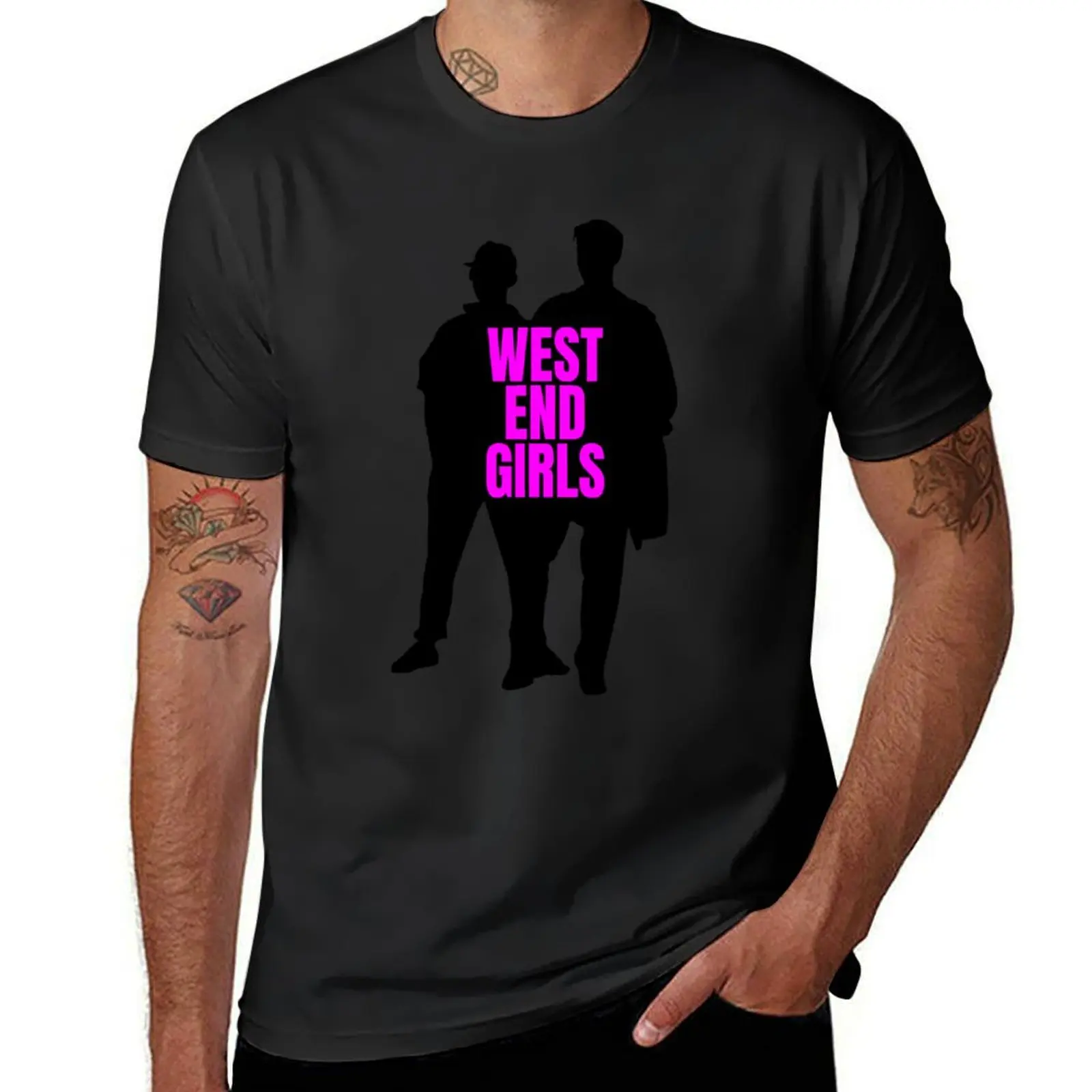 West End Girls T-Shirt korean fashion cute tops T-shirt men