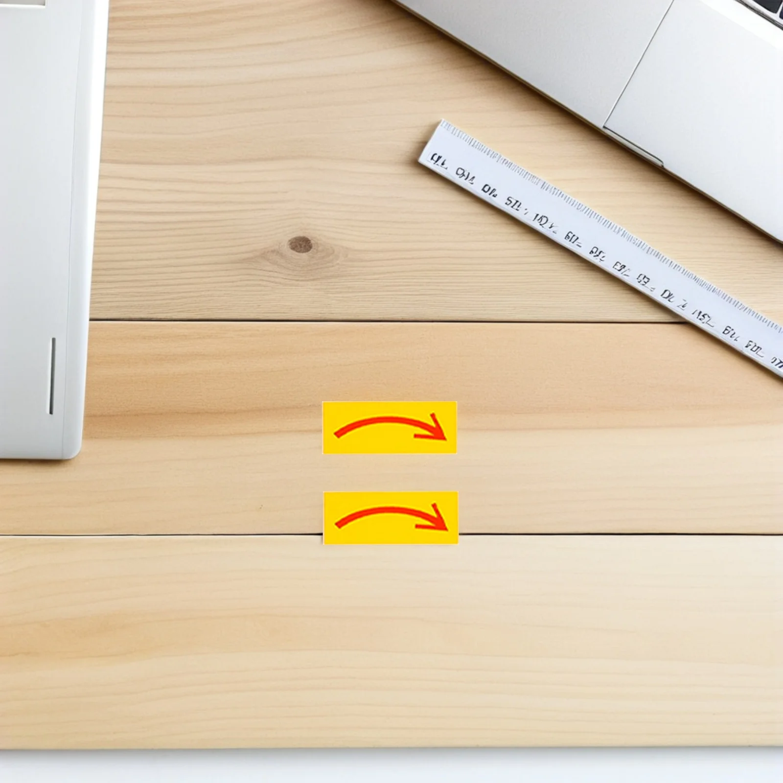 

40pcs Clockwise Arrow Indicator Strong Adhesive Waterproof For Factory Warehouse Commercial Spaces Floor Markers Signs Decal