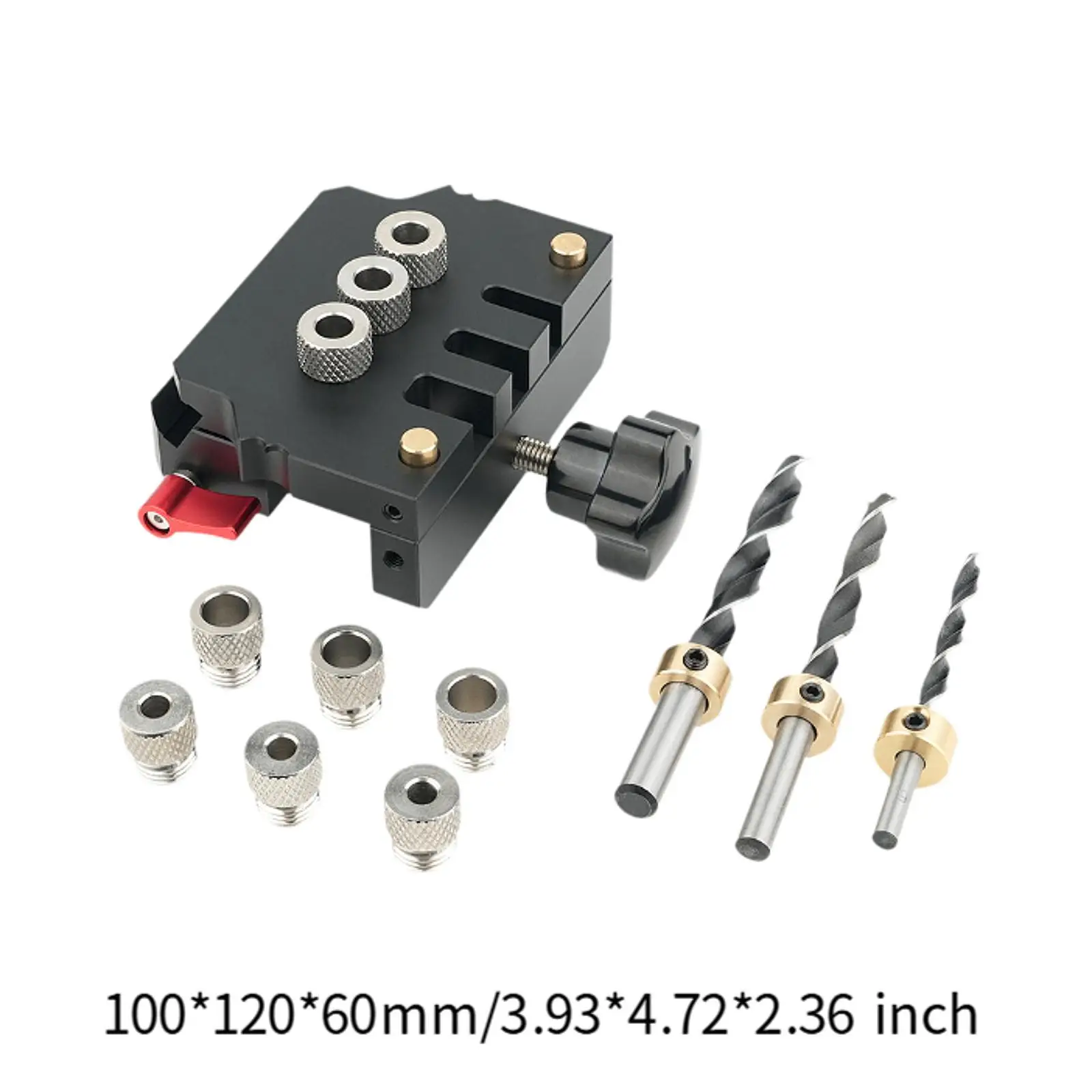 목공 다웰링 지그 키트 펀치 로케이터 정확한 정밀 헤비 듀티