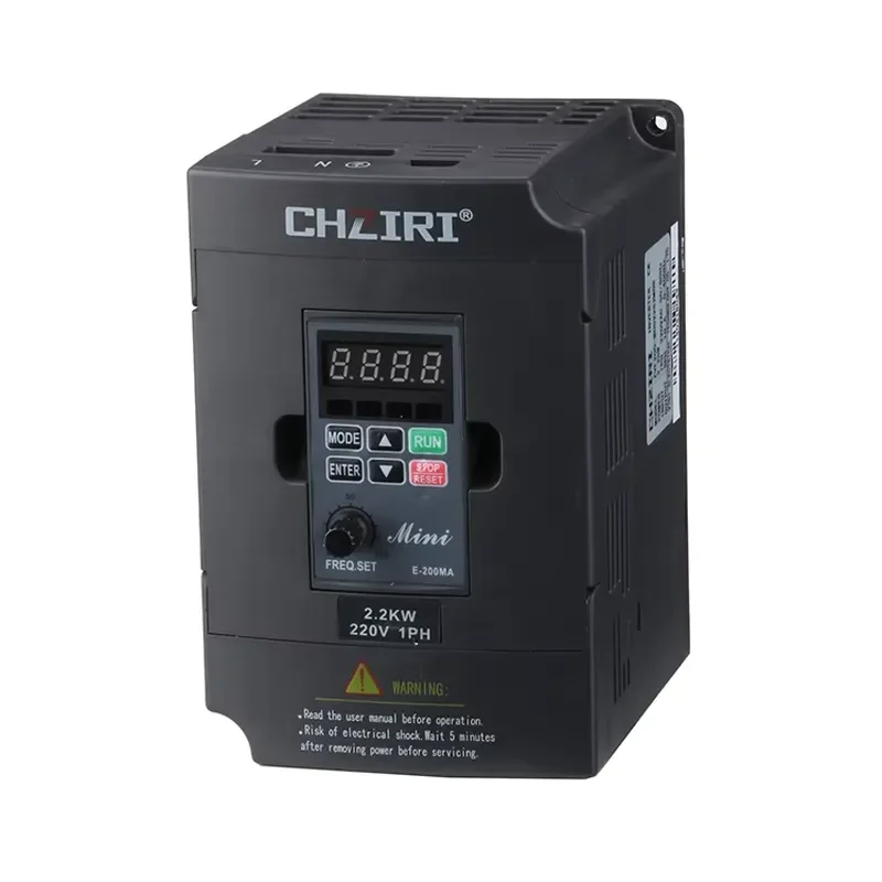 for CHZIRI Top Quality 2.2kw Ac Motor Mini Frequency Inverter Vfd Ac Drive
