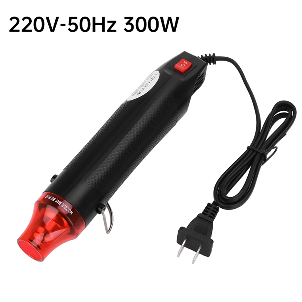 220V 300W Heat Gun Hot Air Electrical Power Mini Gun Blower Handheld with Heat Shrink Butt for DIY Soldering Craft Tools