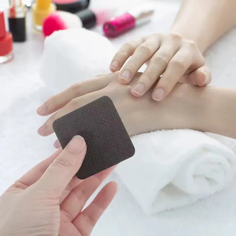 200 Stück Einweg-Wimpernkleber-Entferner Wattepads Effiziente Reinigungspads Fusselfreie Papierpads für Maniküre-Zubehör – Detail 4