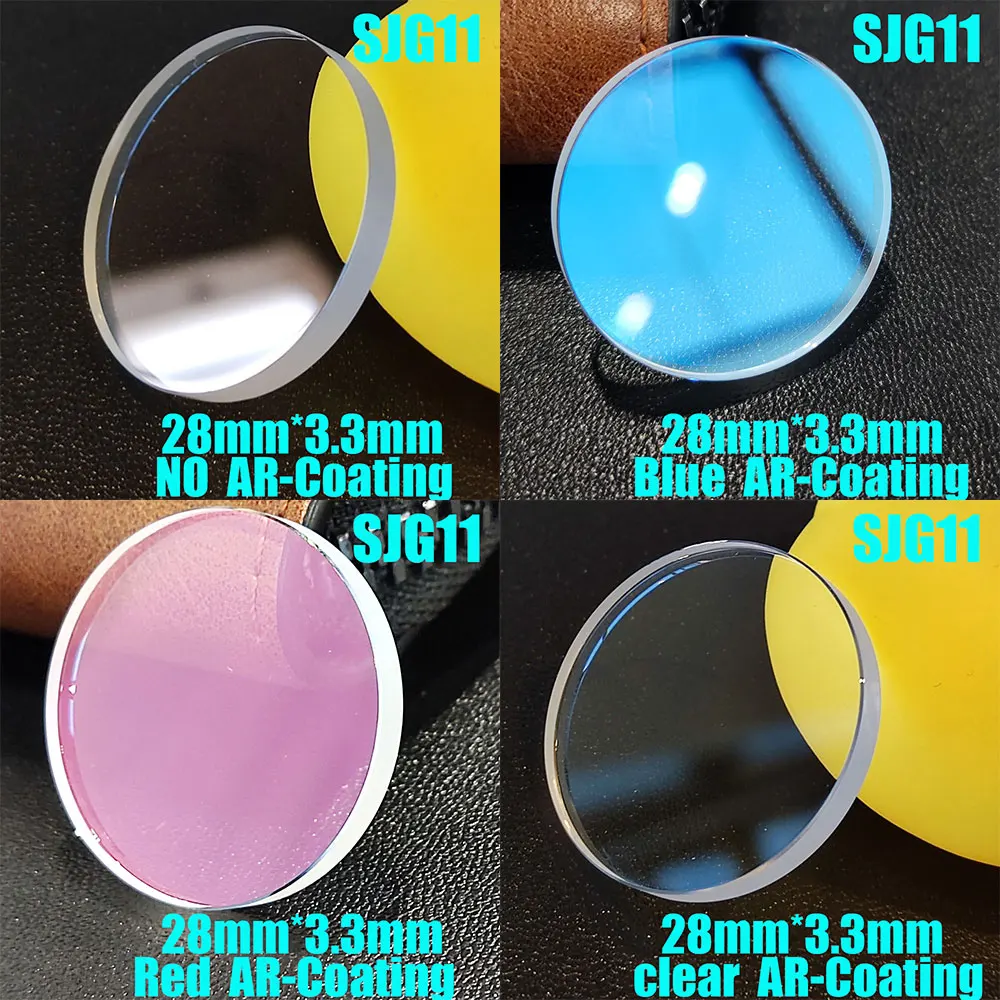 

Watch Glass 28mm*3.3mm Flat Sapphire Crystal Small Chamfer For SKX013 SKX015 Blue/Red/Clear AR Coating Replacement Mod Part