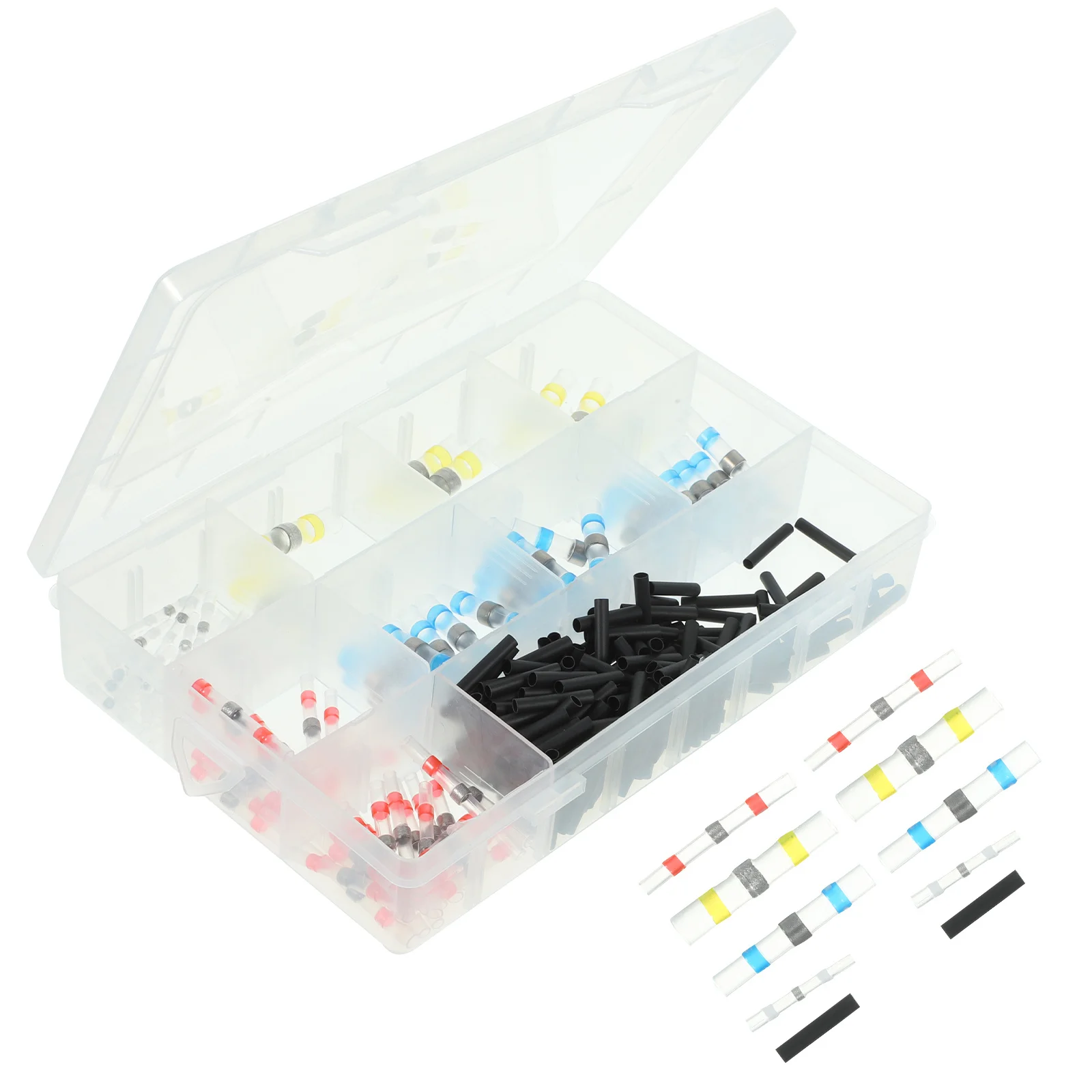 

310Pcs Electrical Wire Connectors Heat Shrink Butt Terminal Kit Solder Seal Waterproof for Automotive Marine Wire Repair