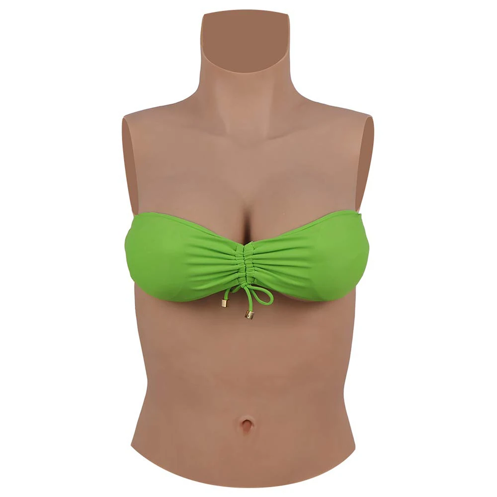 

Oetn Half Body Realistic Silicone Breastplates Fake Boobs Silicone Breast Forms False Tits Crossdresser Drag Queen Transgender