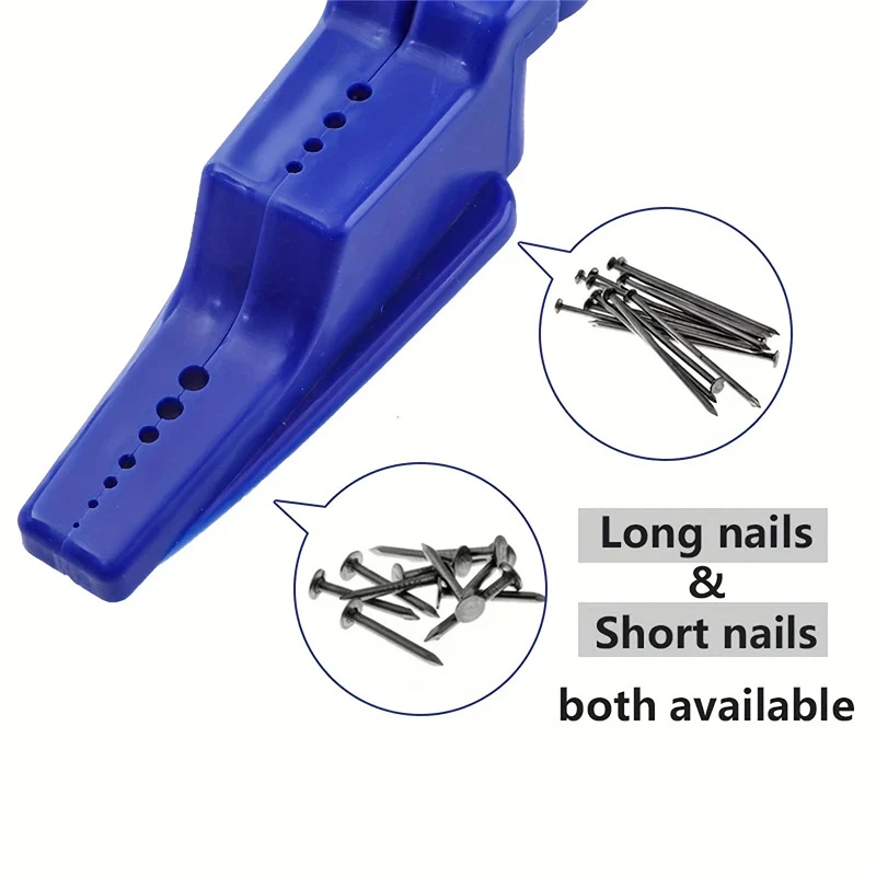 Nail Holder for Hammering Safety Finger Protective Nail Guide Pliers Nail Holder Slip Joint Pliers Tool Gadget for Construction