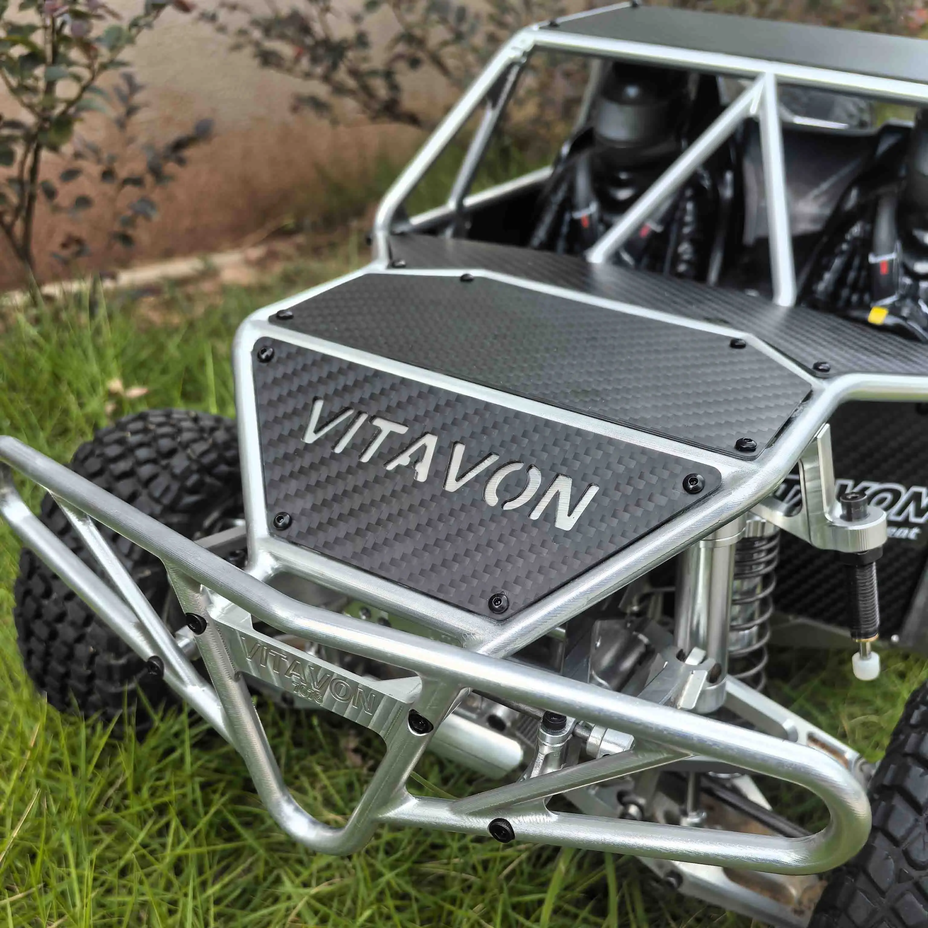 VITAVOVITAVVITAVON أشرطة حد السفر قابلة للتعديل 145 مللي متر لـ Losi Hammer Rey Baja Rey LMT Traxxas UDR