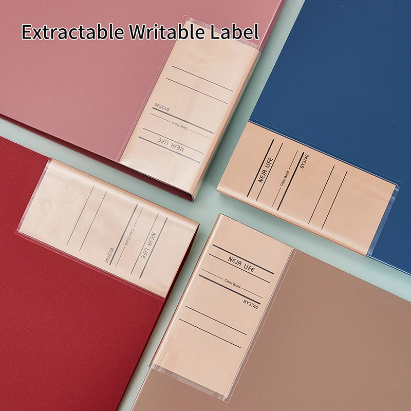 A4 File Folder -1 Set, Retro Appearance, Multiple Pages, Various Colors, Used For Data Organization And Classification