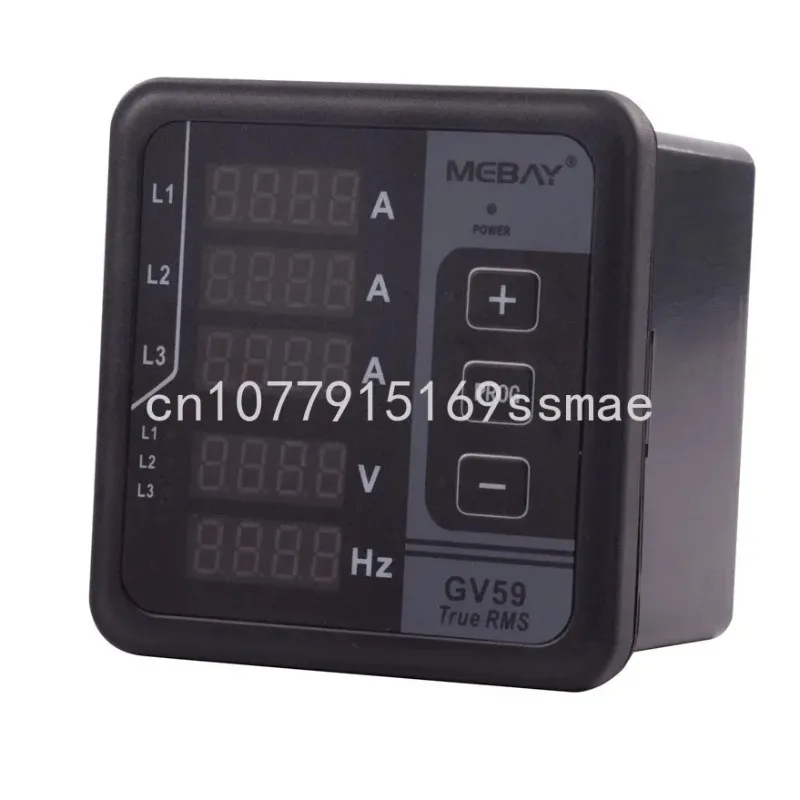 AC voltmeter ammeter frequency meter replaces GV56 Multi-function three-phase digital display meter GV59 generator