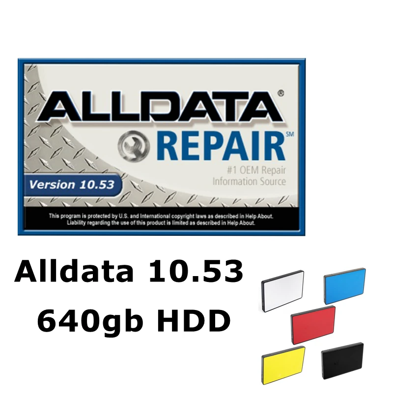 AllData Auto Repair Software All data 10.53 for Cars and Trucks in 640gb HDD Tech Support Remotely Ferramentas Automotiva Data