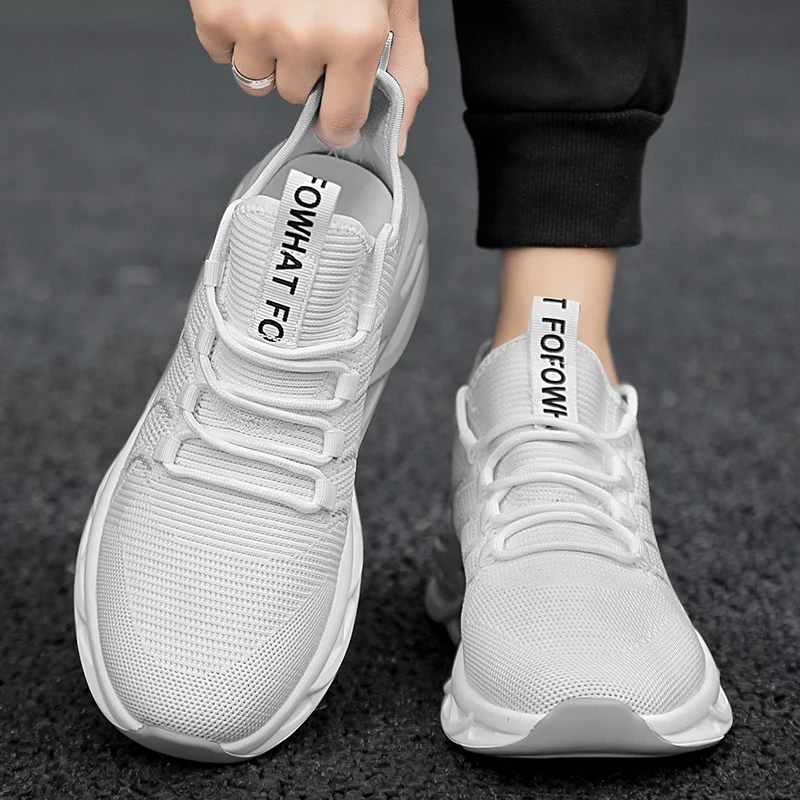 YRZL Heren Sneakers Loopschoenen Ademend Lichtgewicht Comfortabele Mesh Sportschoenen Antislip Zachte Zool Casual Outdoor Schoeisel