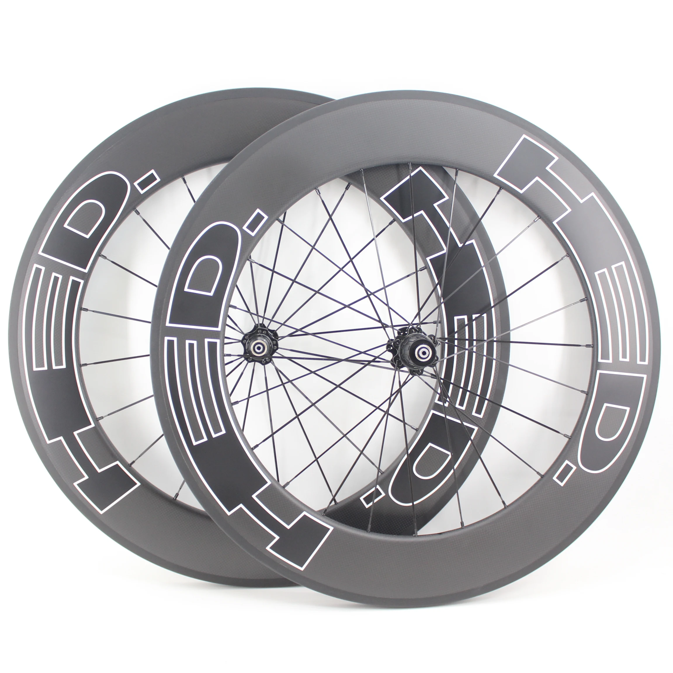 

New 700C Road Bike Glossy Matt 3K Aero full carbon fibre Bicycle wheelset carbon tubular clincher tubeless rim V brake wheelset