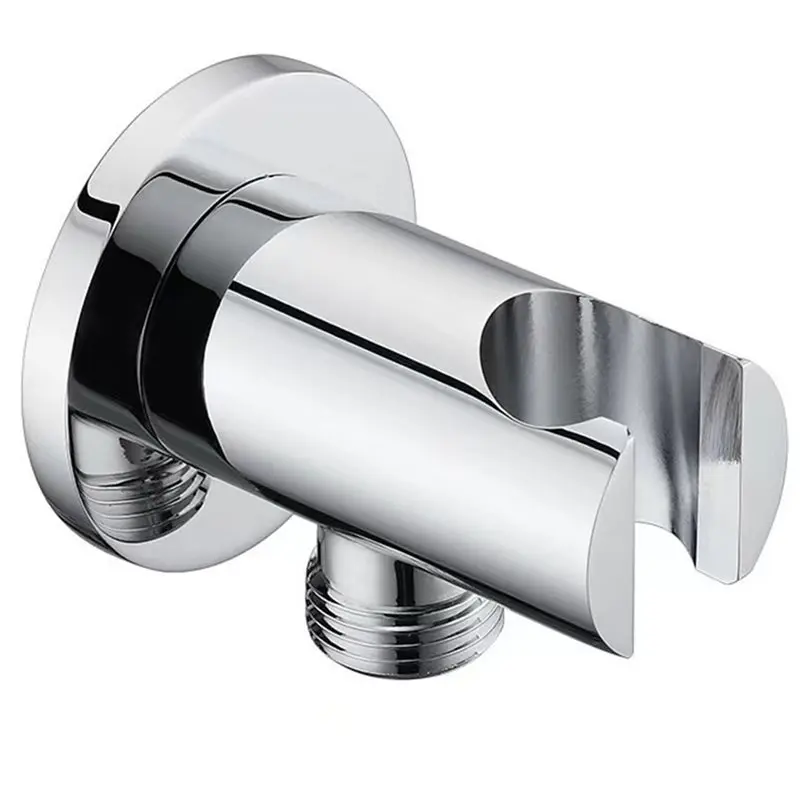 ABRU-Wall-Mounted Shower Bracket (With Water Inlet Connection) For Bathroom Shower Systems And Handheld Showerheads