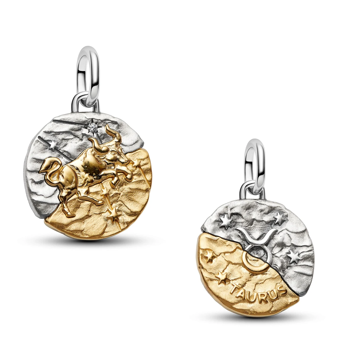 925 Sterling Silver Zodiac Horoscope Charms Medallion Coin Sun Moon Butterfly Rose Compass Rudder Pendant Fit Bracelet Jewelry view 4
