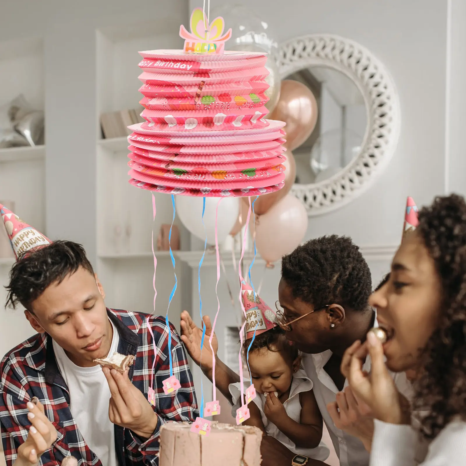 Birthday Party Pinata Fiesta Game Mexican Theme Party Supplies Kids Candy Holder Favor Decoration