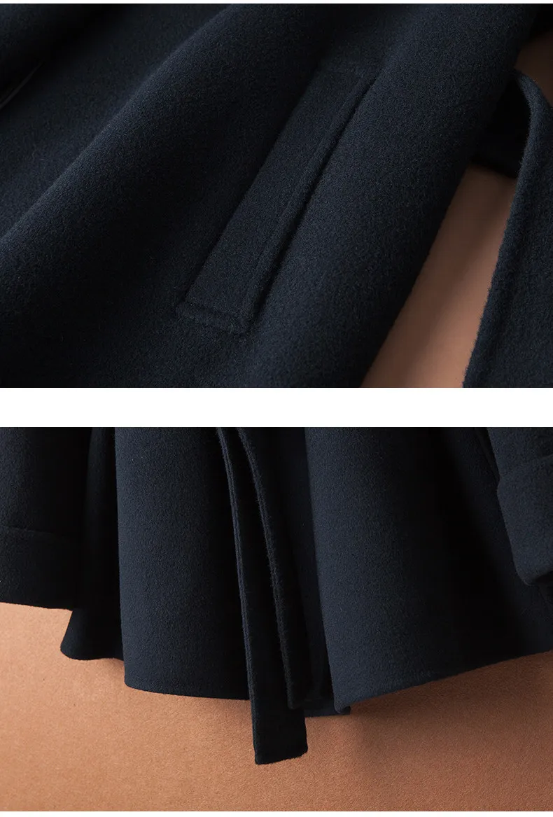 2026 Women's Double-sided Woolen Overcoat Fashion Commuter Jackets for Woman Autumn Winter Luxury Outerwear Woman Clothes