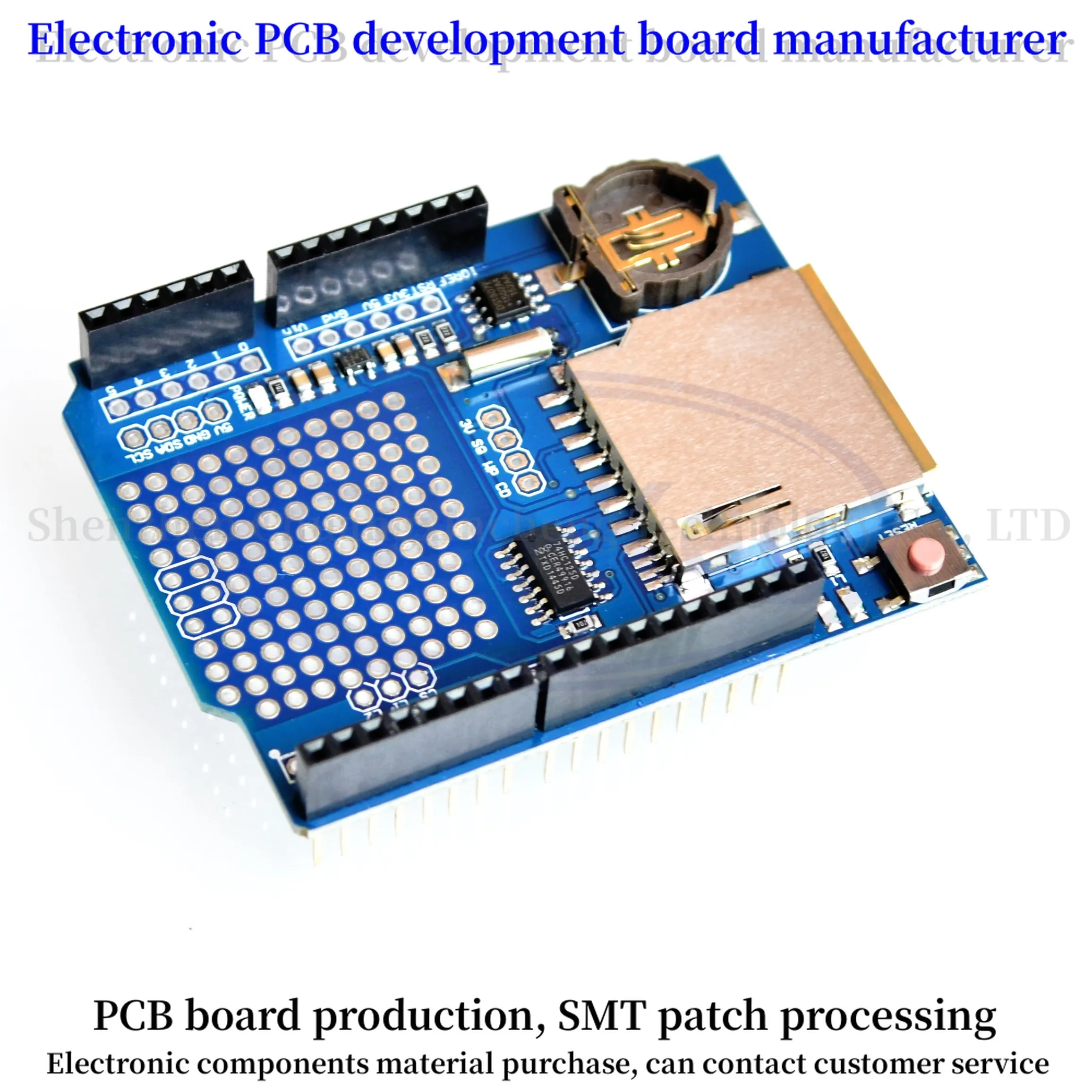 New Data Module Logging Shield SD Card Data Recorder Shield V1.0 For Arduino UNO SD Card Hot