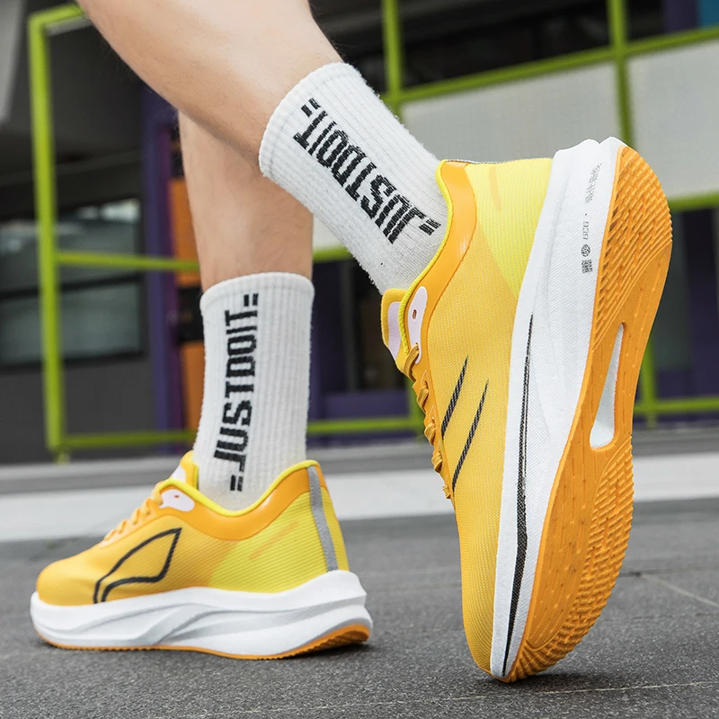 Laufschuhe mit Carbonplatte für optimale Dämpfung, stoßdämpfend, Partner-Design für Damen und Herren_voghion.com