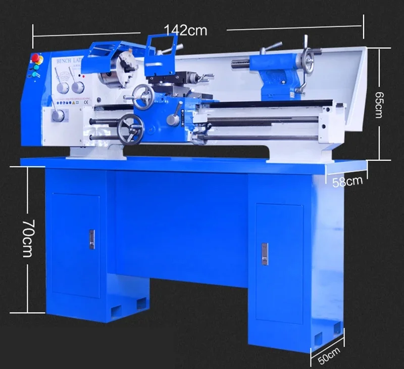 Home Lathe Multifunctional Precision Lathe Industrial Teaching Processing Metal Home Micro Desktop Machinery