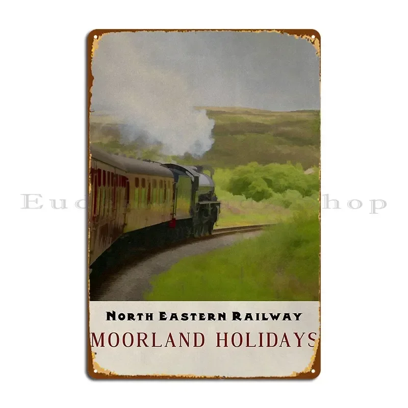 North York Moors Train Metal Plaque Poster Club Party Club Iron Cinema Cave Tin Sign Poster