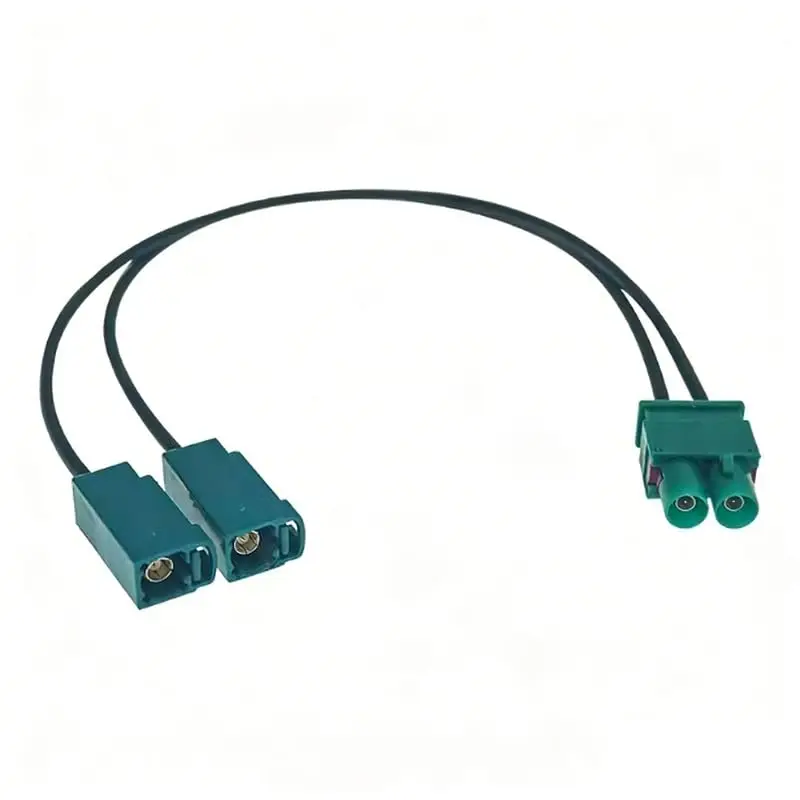Fakra Male to Female Cable, Universal Automotive Car CD Adapter for Stereo 35CM