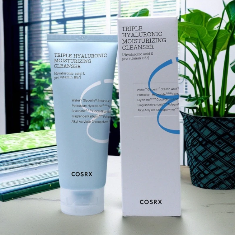 

Cosrx тройное увлажняющее очищающее средство с гиалуроновой кислотой, нежное успокаивающее, не подтягивающее очищающее средство для лица, увлажняющее 150 м