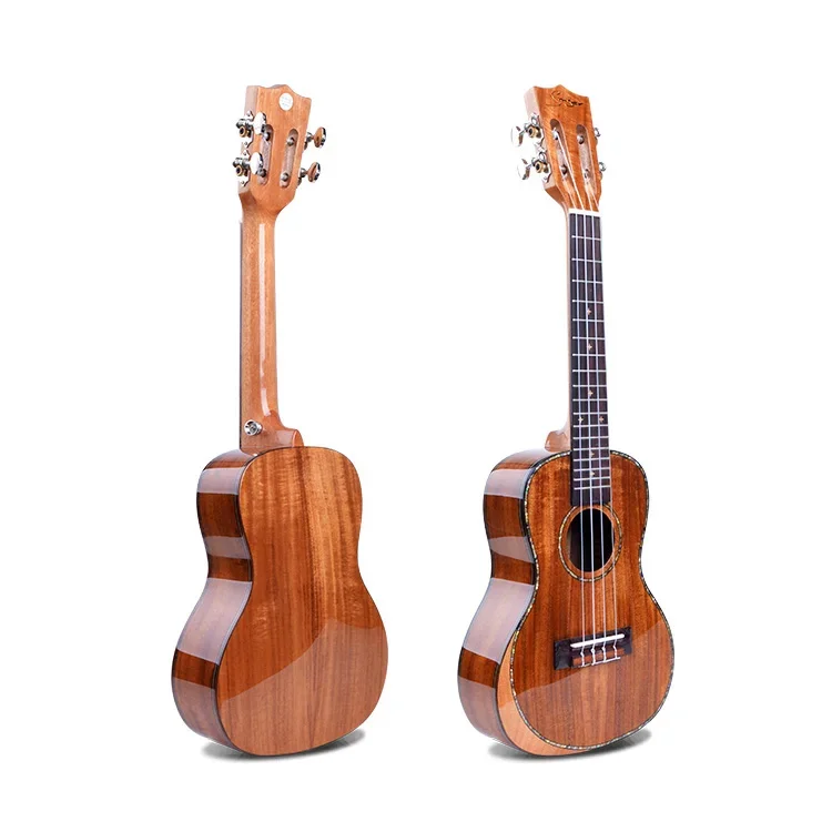 

Custom brand Handmade Arm Bevel Hawaii Koa Concert Ukulele