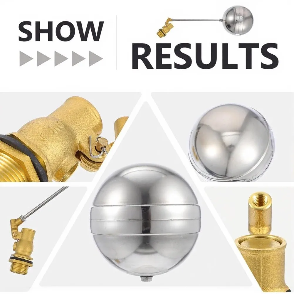 Stainless Steel DN15 Float Valve with Adjustable Rod for Precise Water Level Management in Industrial Applications