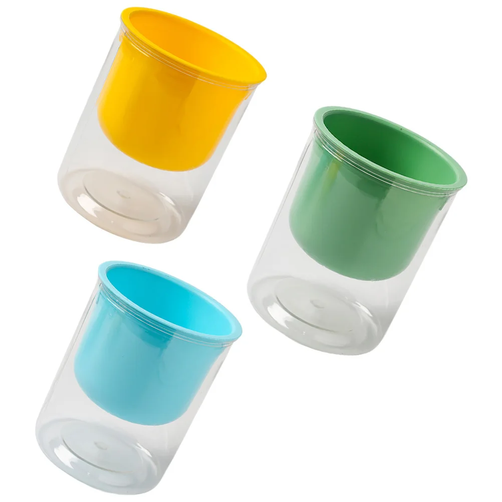

3Pcs Automatic Watering Flowerpot Premium Self Watering Pot for Plants Succulents Indoor Outdoor Garden Home Office Decor