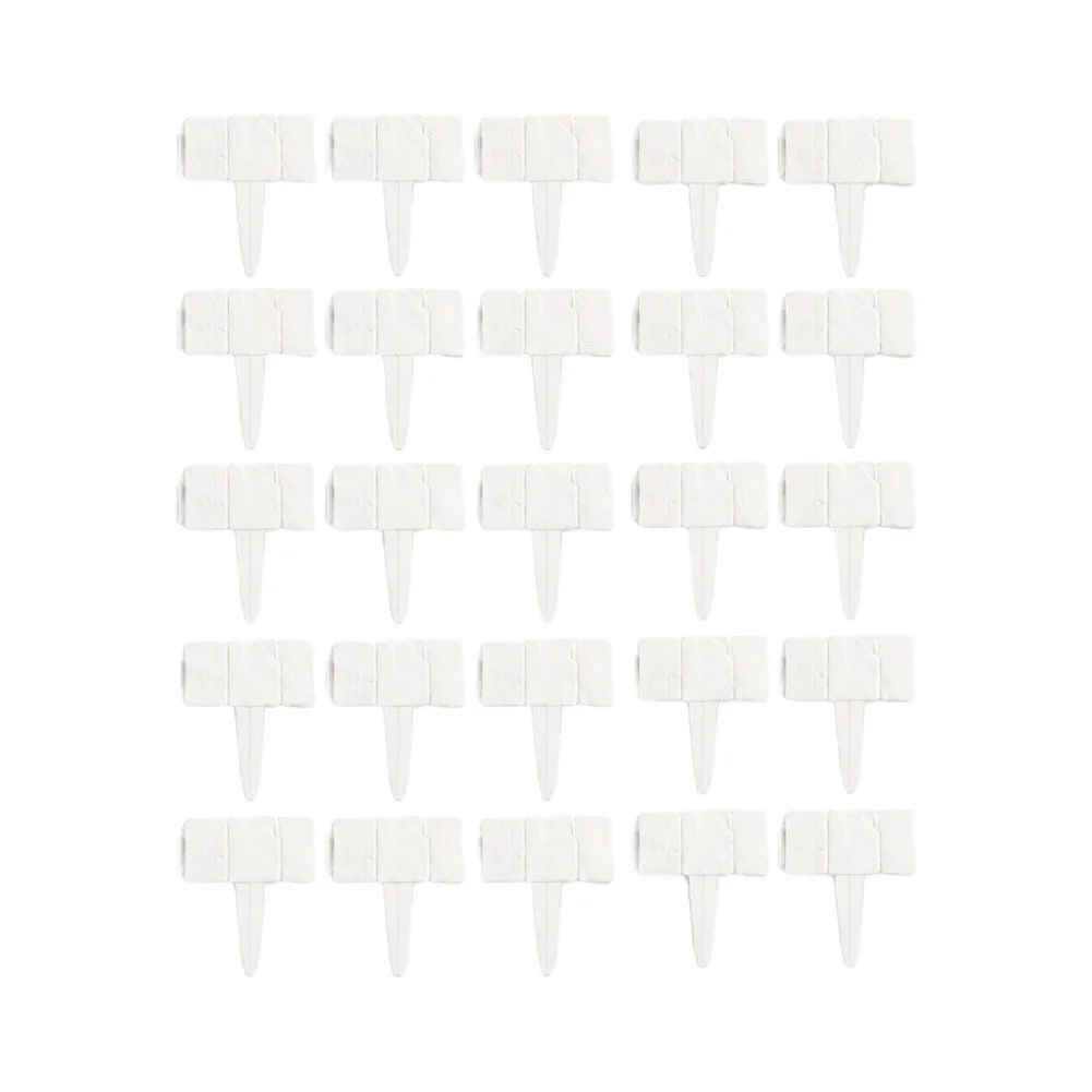 For Outdoor Garden Decor Faux Stone Fence Interlocking Landscape Panels Curb Appeal Enhancer Resilient Polypropylene Material