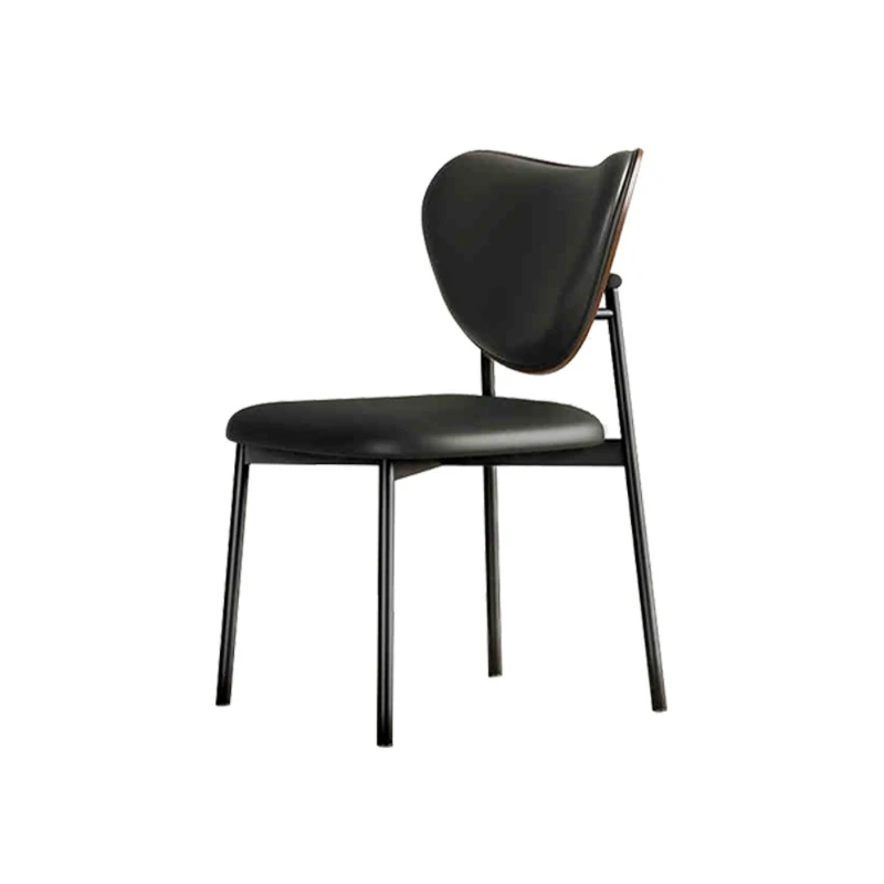 

Home Minimalist Nordic Dining Table and Chair Modern Backrest Chair