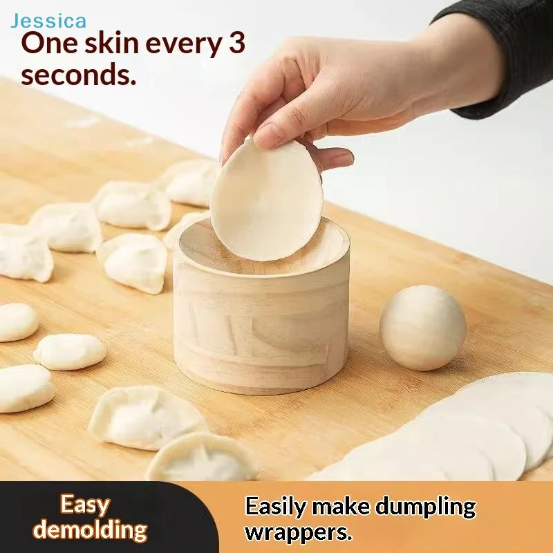 〔Jessica〕Set di Stampi in Legn - Dumpling Press Set recensione e prezzo