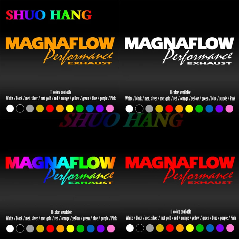 Magnaflow Logo Performanceexhaust Bumper Window Vinyl Decal Sticker Auto Parts Die Cut Racing Motorcycle Car Sticker PVC