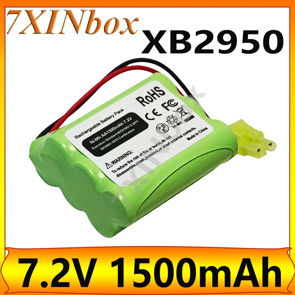 7XINbox XB2950 7.2V 1500mAh Rechargeable Replacement Battery For Shark XB2950 V2950 V2950A V2945Z V2945 Floor & Carpet Sweeper