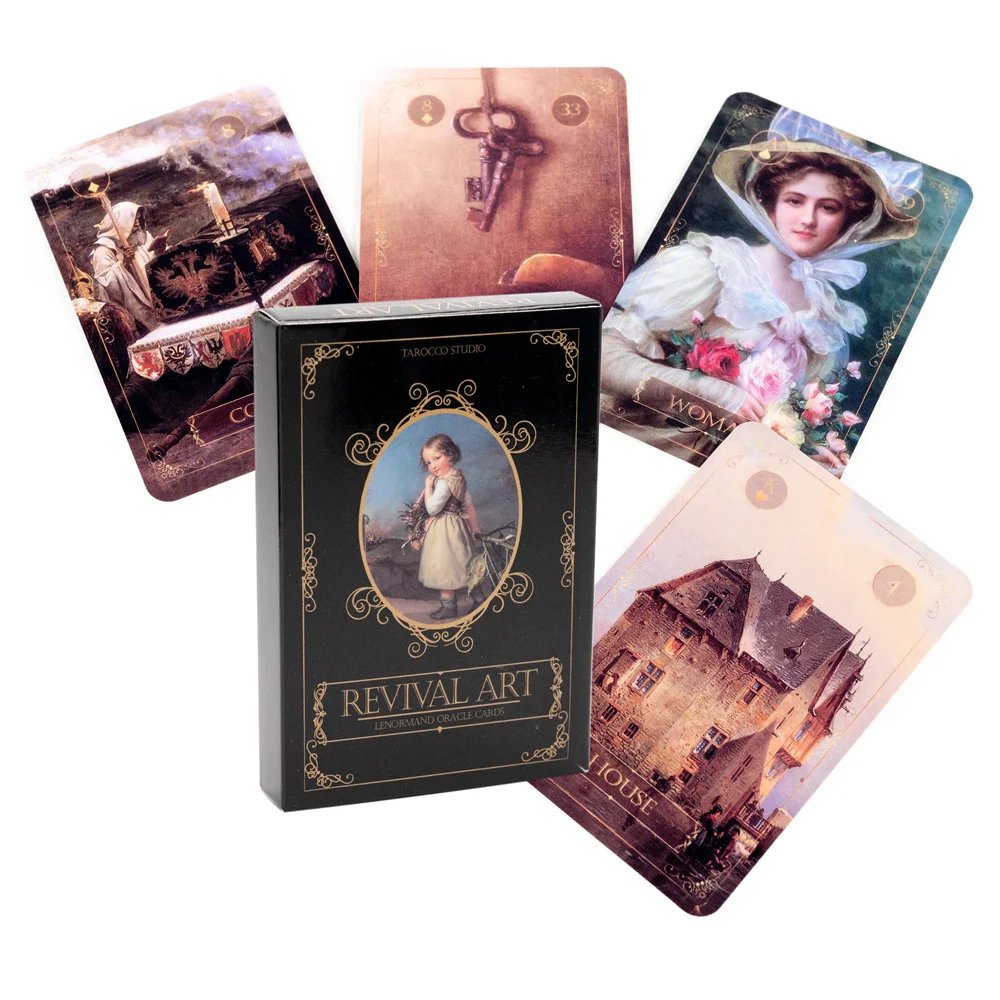 

Practise Divination Revival Art Lenormand Cards Original Necromancy Oracle Boardgame Miraculous Deck Lenormand