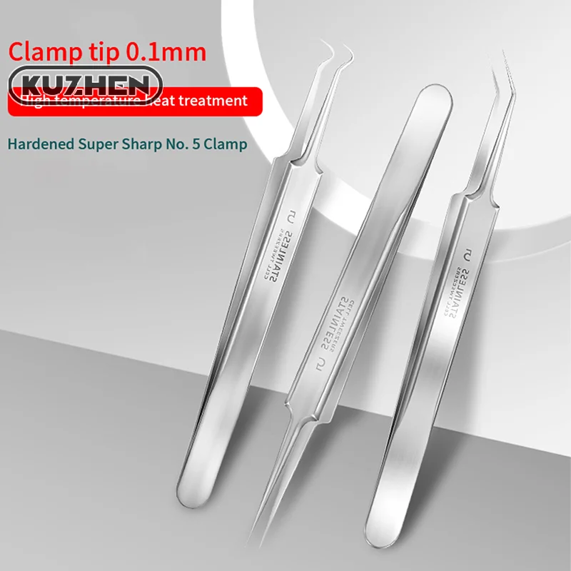 Acne Needle Tweezers Light Blackhead Blemish Pimples Removal Pointed Bend Head Face Care Tools Acne Extractor