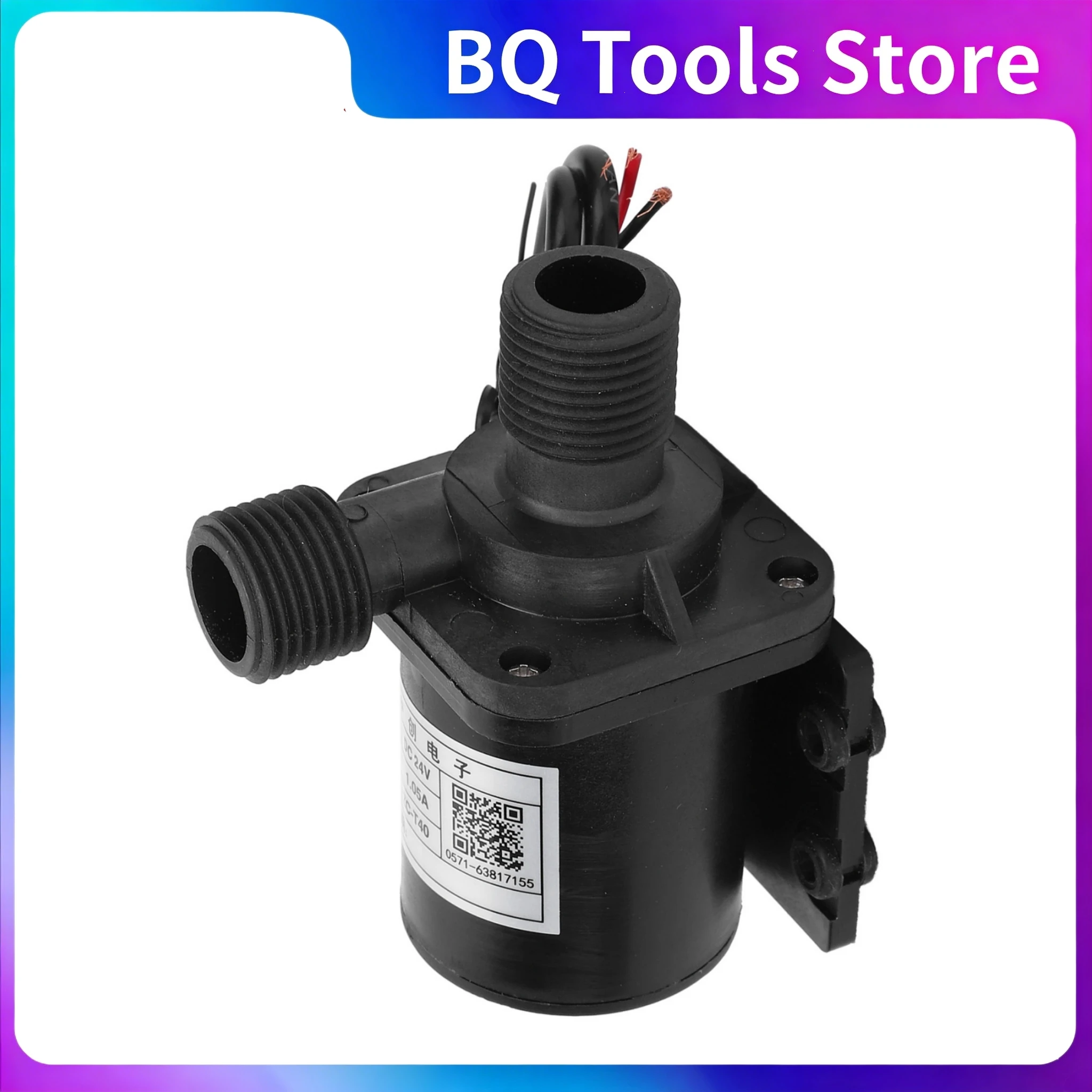 Three-Phase ZC-T40 Mini DC 24V Circulating Pump Brushless Water Pump Booster Pump Water Hydraulic Tools 1320L/H
