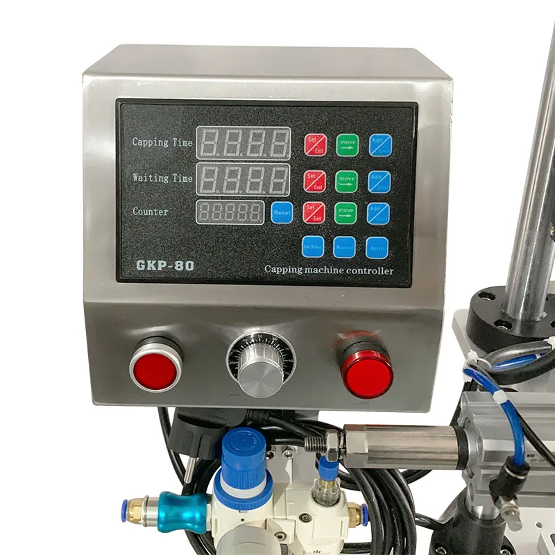 2019 novo semi-automático spray elétrico capper + máquina tampando + capsulador de garrafa multifuncional com tamanho do tampão de 18-70mm