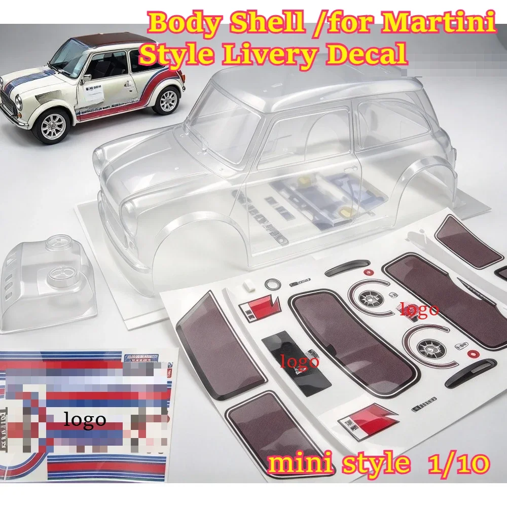 For Tamiya M03 Series 1/10 RC Vehicle 210mm Wheelbase Car Body Shell And Decor Sticker Custom Model Number Upgrade Accessories