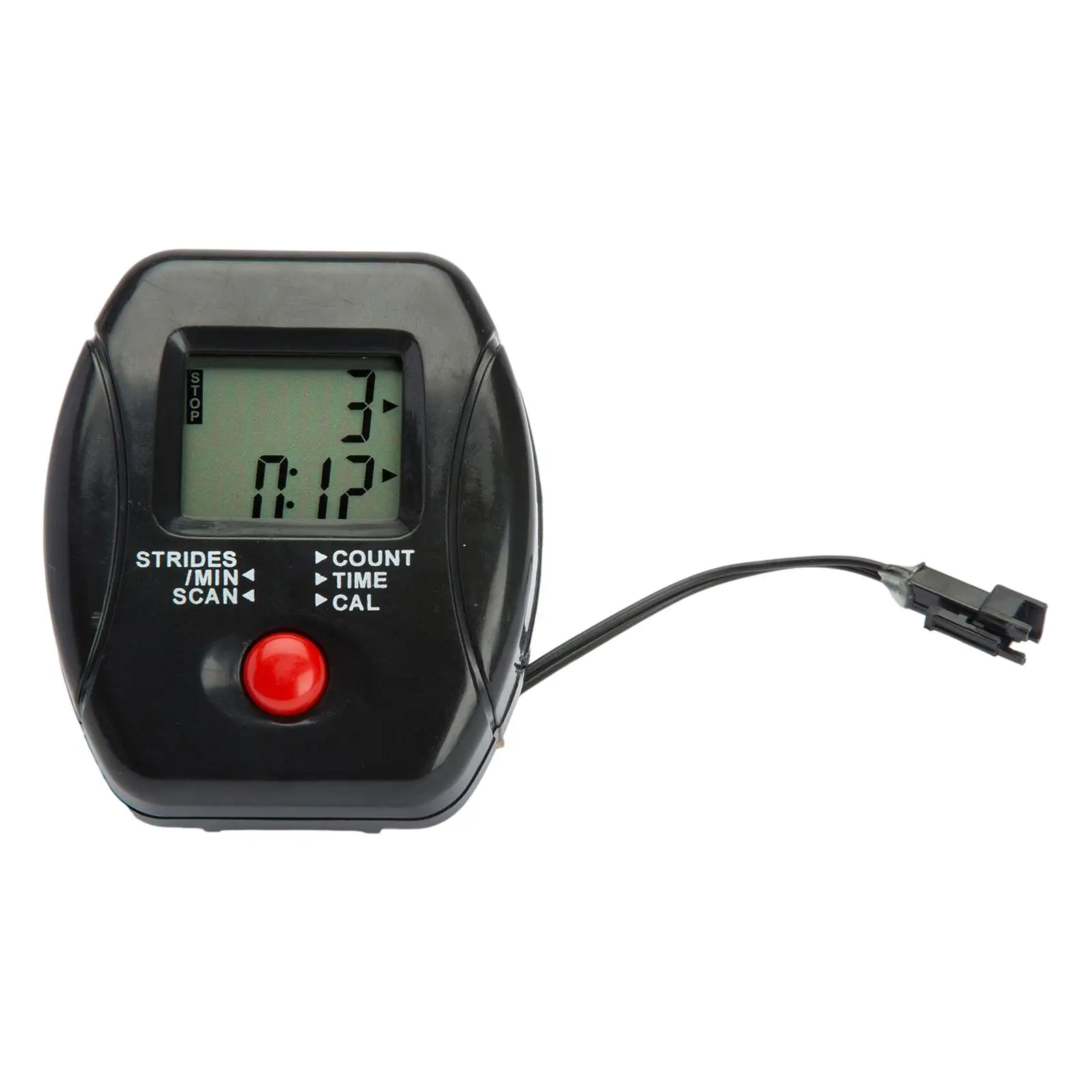 Exercise Bike Monitor Speedometer Black LCD Computer Durable Plastic for Stationary Bike Home Gym Equipment