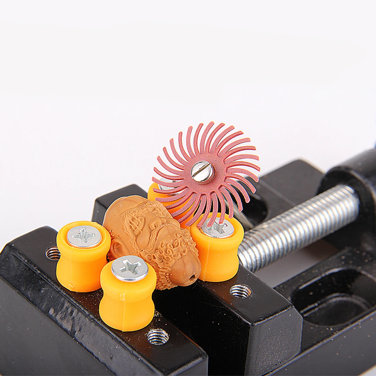 

6 Pcs Gap Polishing Wheel Impeller Slit Grinding Rotary Disc for Deburring Cleaning Finishing Jewelry Metalworking
