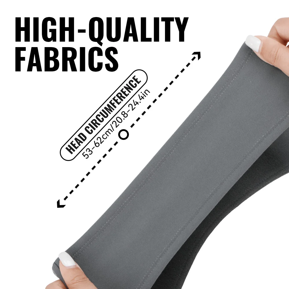 WRELS غطاء للأذنين من الصوف الدافئ غطاء للأذنين غطاء شتوي للطقس البارد فتل الرطوبة شتاء دافئ الصوف عقال للرياضة في الهواء الطلق