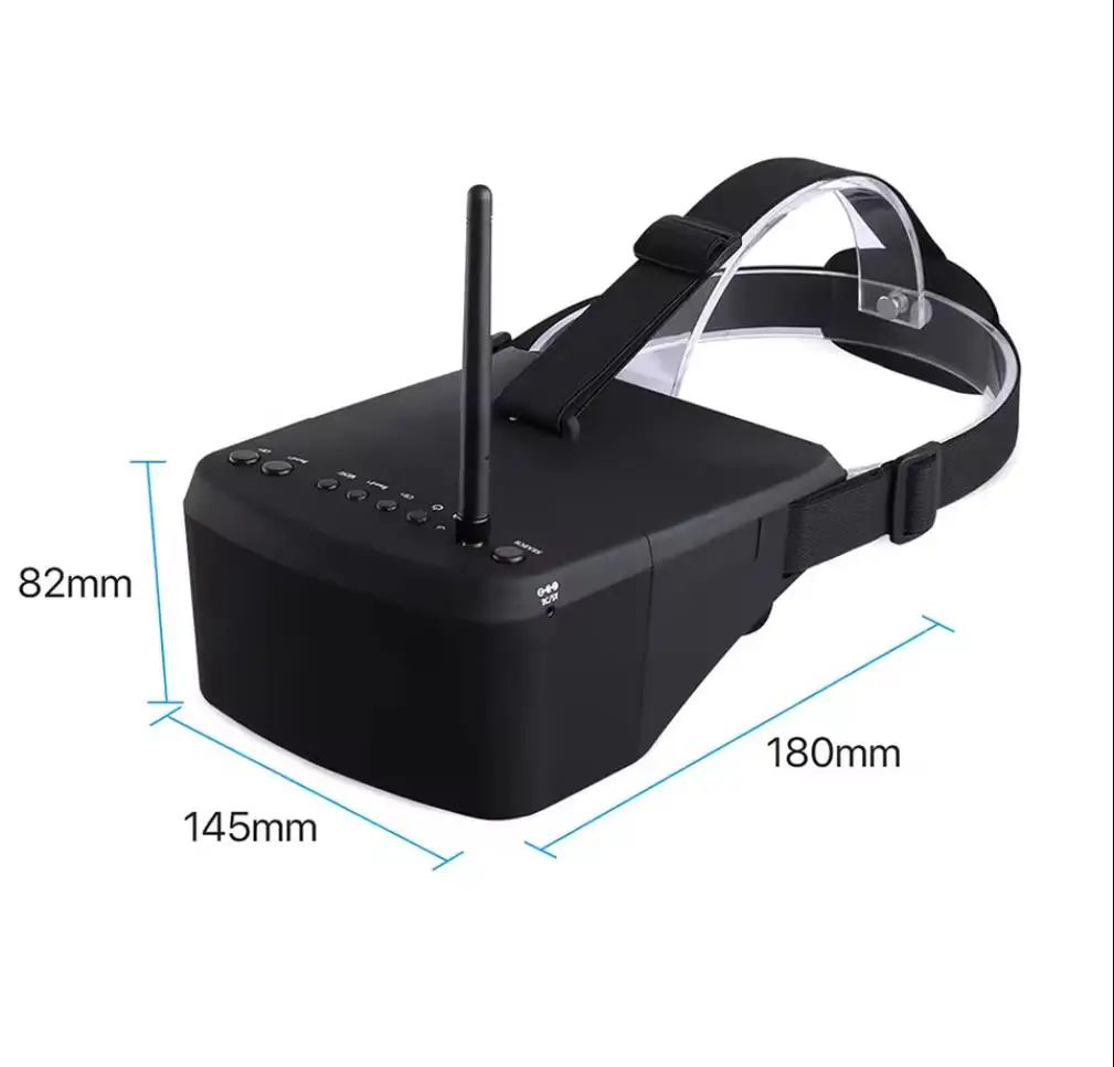 

5.8G 40CH FPV Goggles 5 Inch 800*480 LS800D Video Headset DVR Diversity EV800D Goggles Helmet Battery In For RC Drone RC Cars